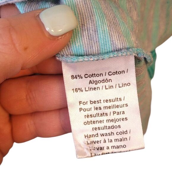 Peter Millar Collection Men's Blue And Grey Cotton Golf Polo Size S - Picture 6 of 6